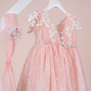 Βαπτιστικό φόρεμα Piccolino Filomena Pink