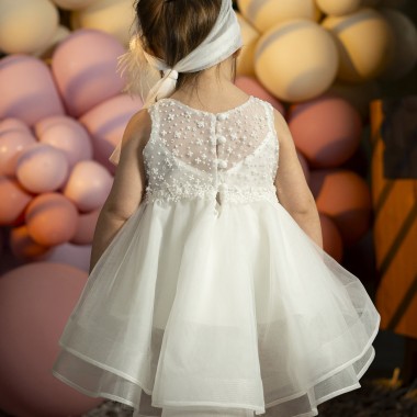 Βαπτιστικό φόρεμα Piccolino Samantha Ivory