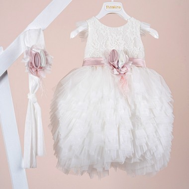 Βαπτιστικό φόρεμα Piccolino Ornella Ivory