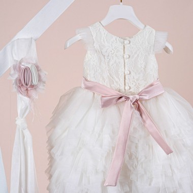 Βαπτιστικό φόρεμα Piccolino Ornella Ivory