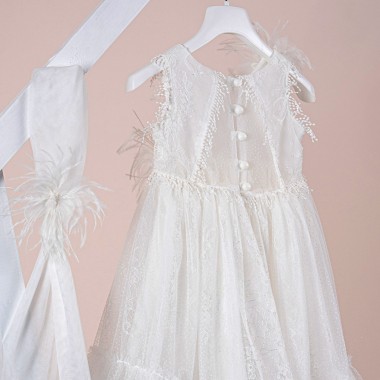 Βαπτιστικό φόρεμα Piccolino Silvia Ivory