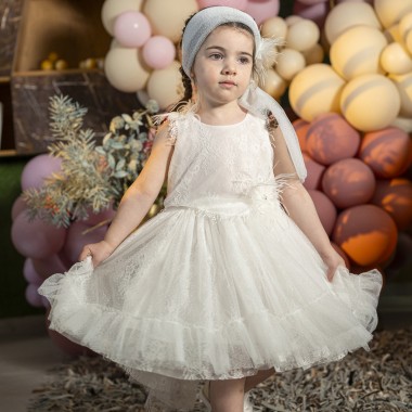 Βαπτιστικό φόρεμα Piccolino Silvia Ivory