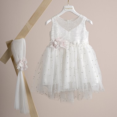 Βαπτιστικό φόρεμα Piccolino Salina Ivory