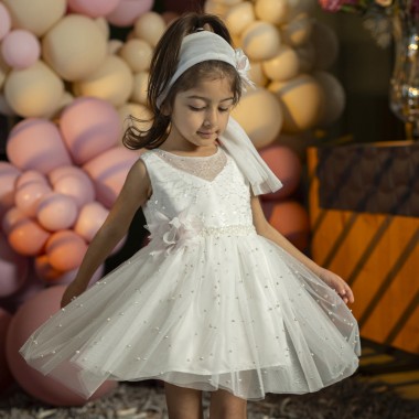 Βαπτιστικό φόρεμα Piccolino Salina Ivory