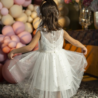 Βαπτιστικό φόρεμα Piccolino Salina Ivory