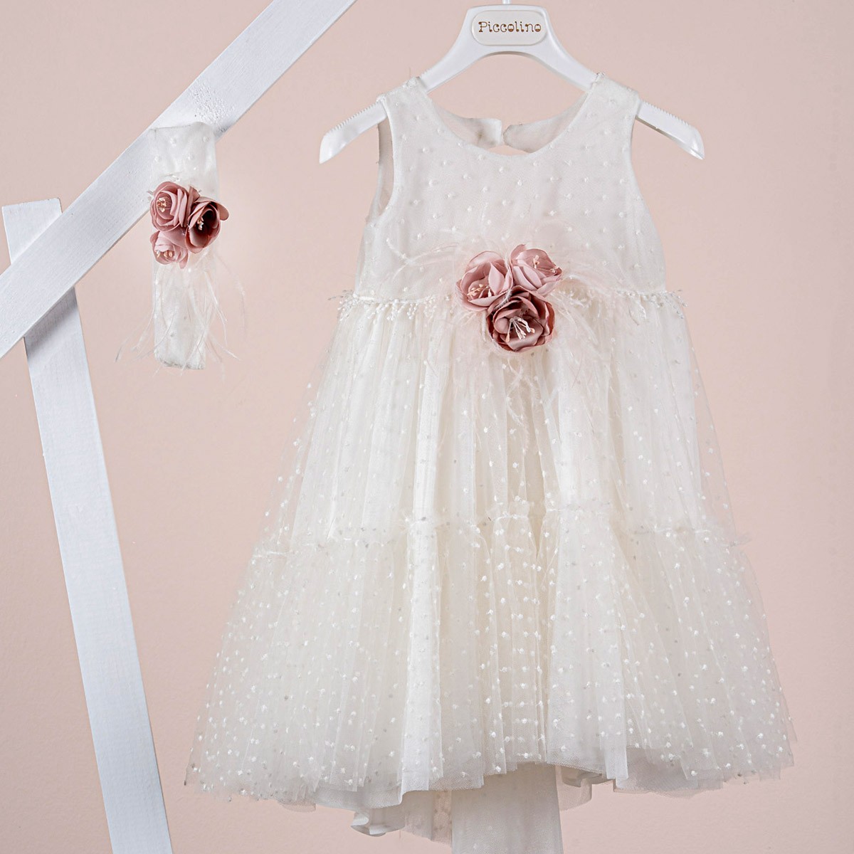 Βαπτιστικό φόρεμα Piccolino Luna Ivory