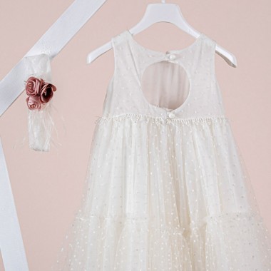 Βαπτιστικό φόρεμα Piccolino Luna Ivory