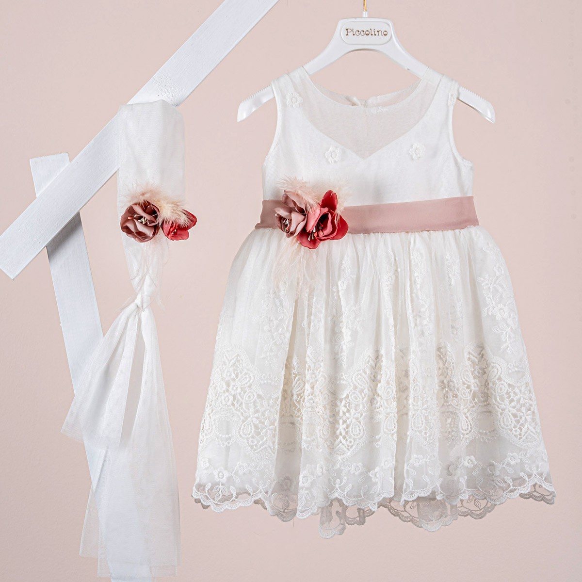 Βαπτιστικό φόρεμα Piccolino Alessia Ivory