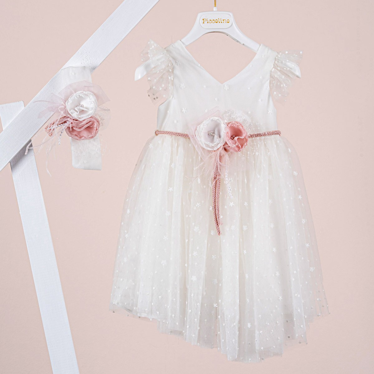 Βαπτιστικό φόρεμα Piccolino Ines Ivory