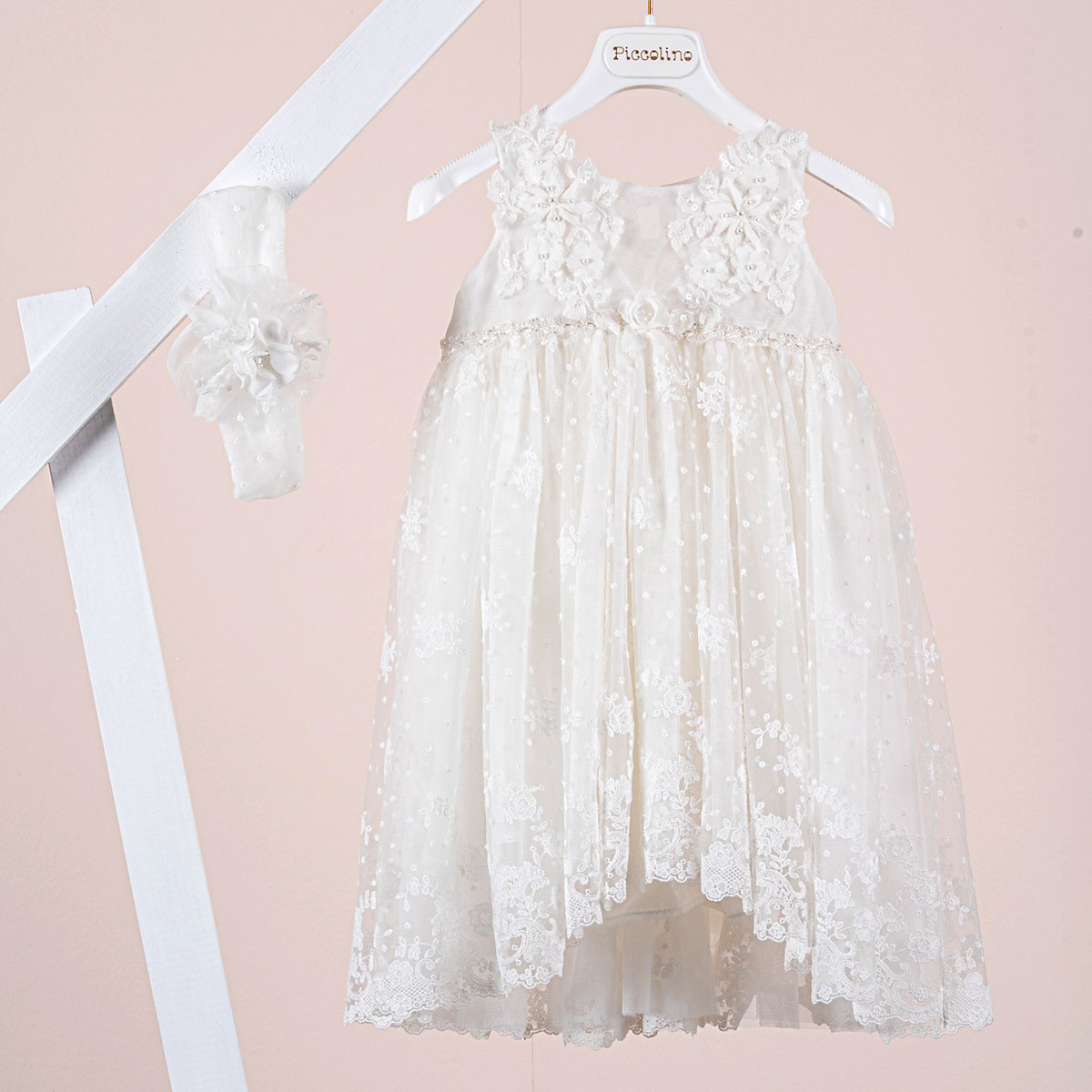 Βαπτιστικό φόρεμα Piccolino Sienna Ivory