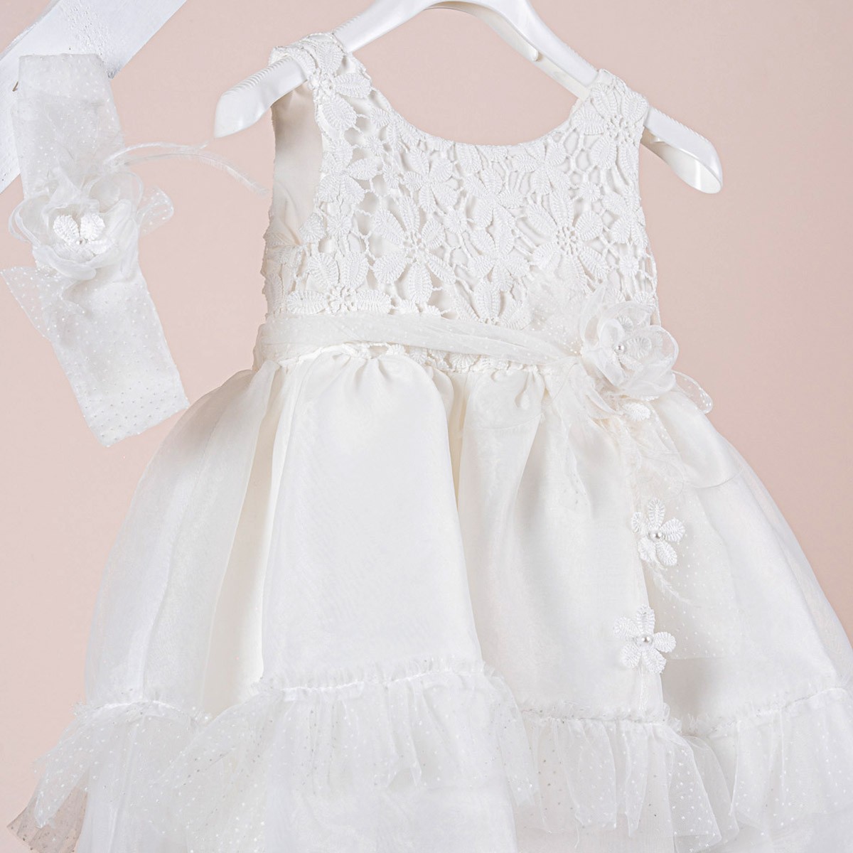 Βαπτιστικό φόρεμα Piccolino Renee Ivory