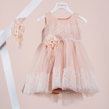 Βαπτιστικό φόρεμα Piccolino Marcella Peach