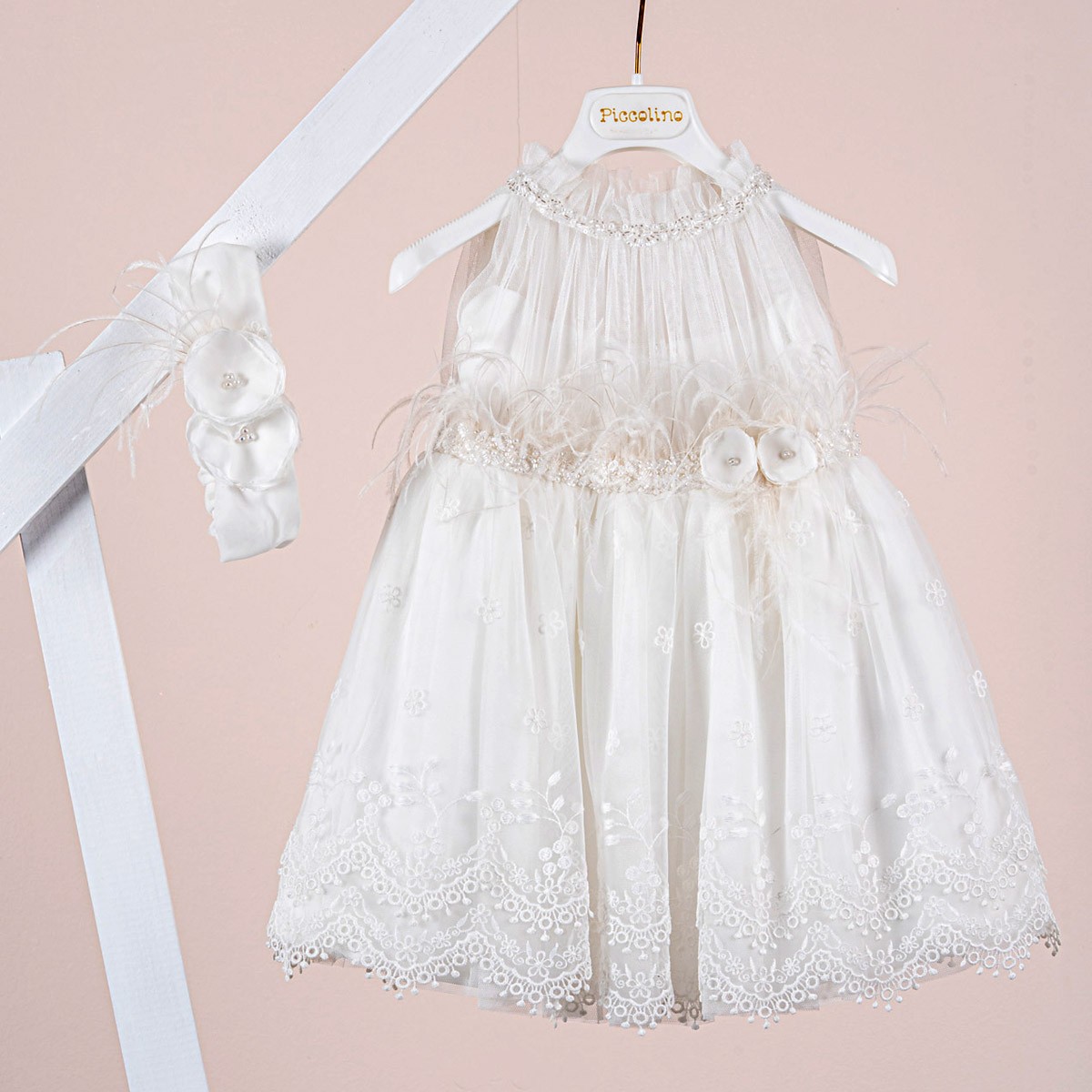 Βαπτιστικό φόρεμα Piccolino Melody Ivory