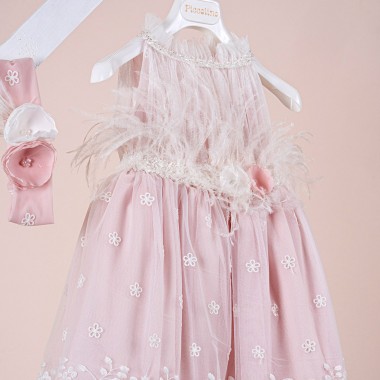 Βαπτιστικό φόρεμα Piccolino Melody Pink