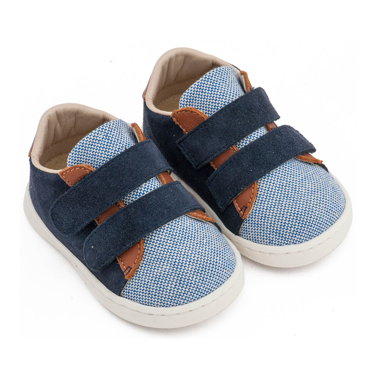 Sneakers Διπλή Μπαρέτα Χρατς PRI2104  Μπλε Ταμπά