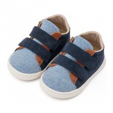 Sneakers Διπλή Μπαρέτα Χρατς PRI2104  Μπλε Ταμπά