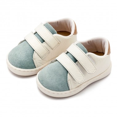 Sneakers PRI2113 Λευκό Μίνεραλ Μπεζ