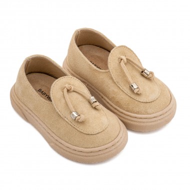 Loafer με Φουντάκια BW4307 Μπεζ