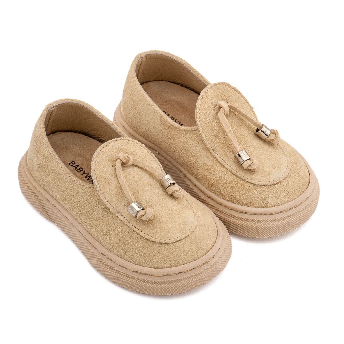 Loafer με Φουντάκια BW4307 Μπεζ
