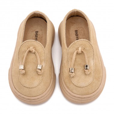 Loafer με Φουντάκια BW4307 Μπεζ