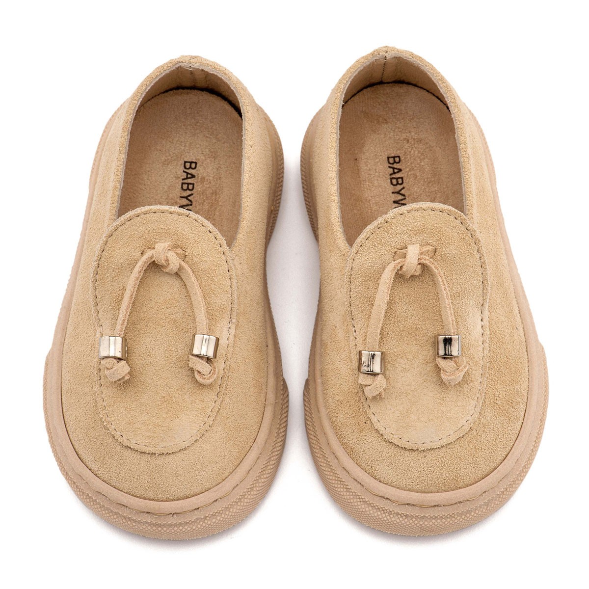 Loafer με Φουντάκια BW4307 Μπεζ