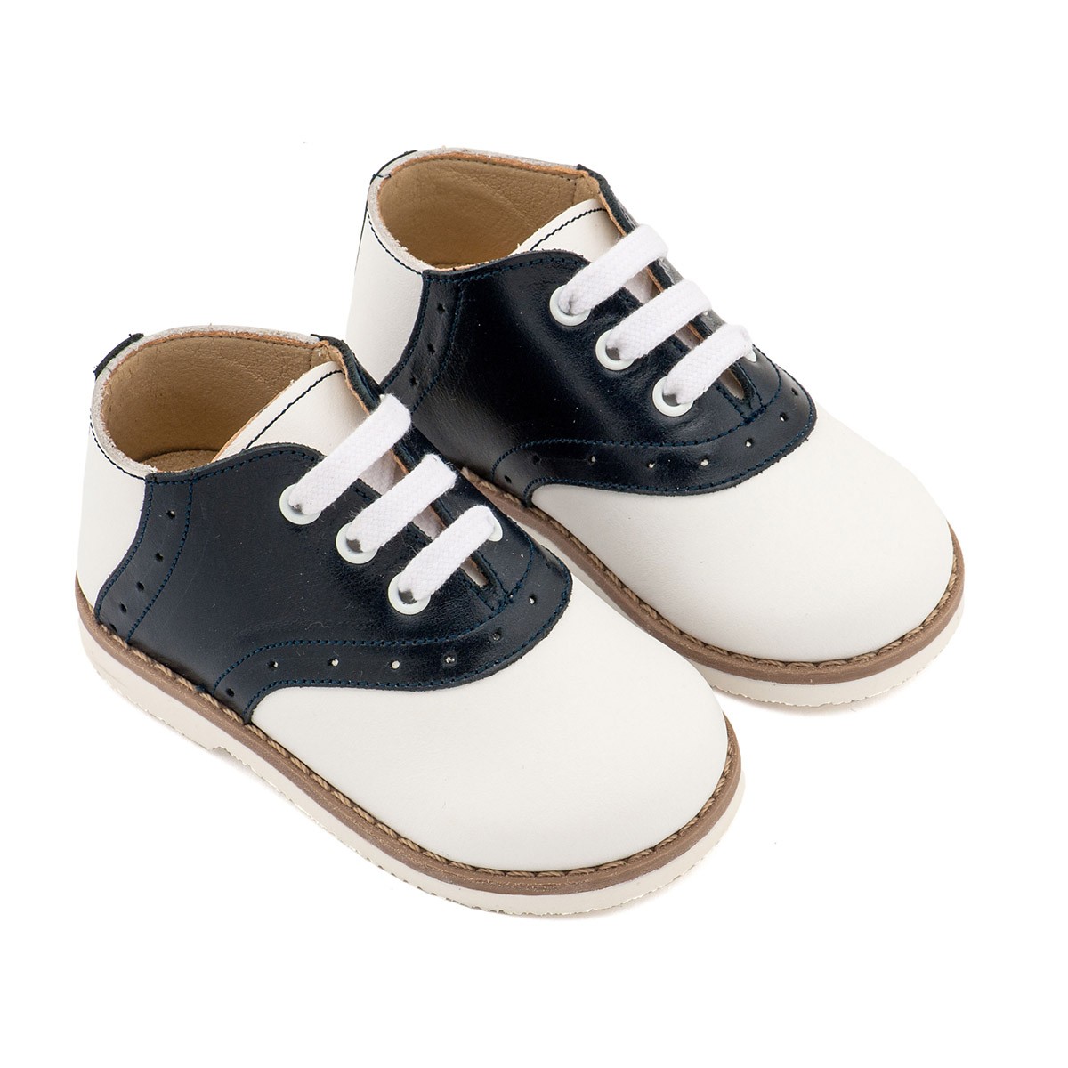 Δίχρωμο Δετό Brogue EXC5318  Λευκό Μπλε 