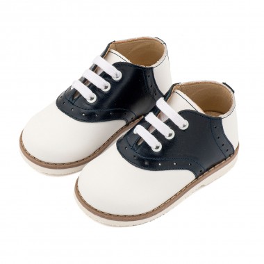Δίχρωμο Δετό Brogue EXC5318  Λευκό Μπλε 