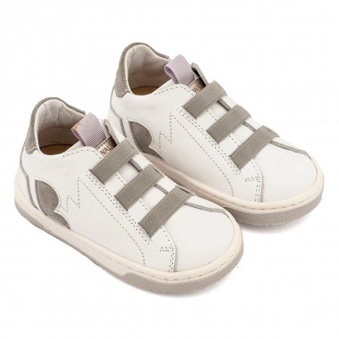 Sneaker Παντοφλέ με Λαστιχάκια EXC8005 Λευκό Γκρι