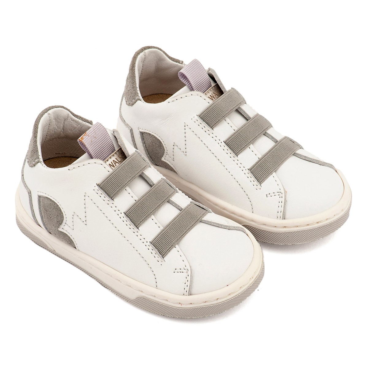 Sneaker Παντοφλέ με Λαστιχάκια EXC8005 Λευκό Γκρι