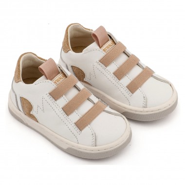 Sneaker Παντοφλέ με Λαστιχάκια EXC8005 Λευκό Μπεζ