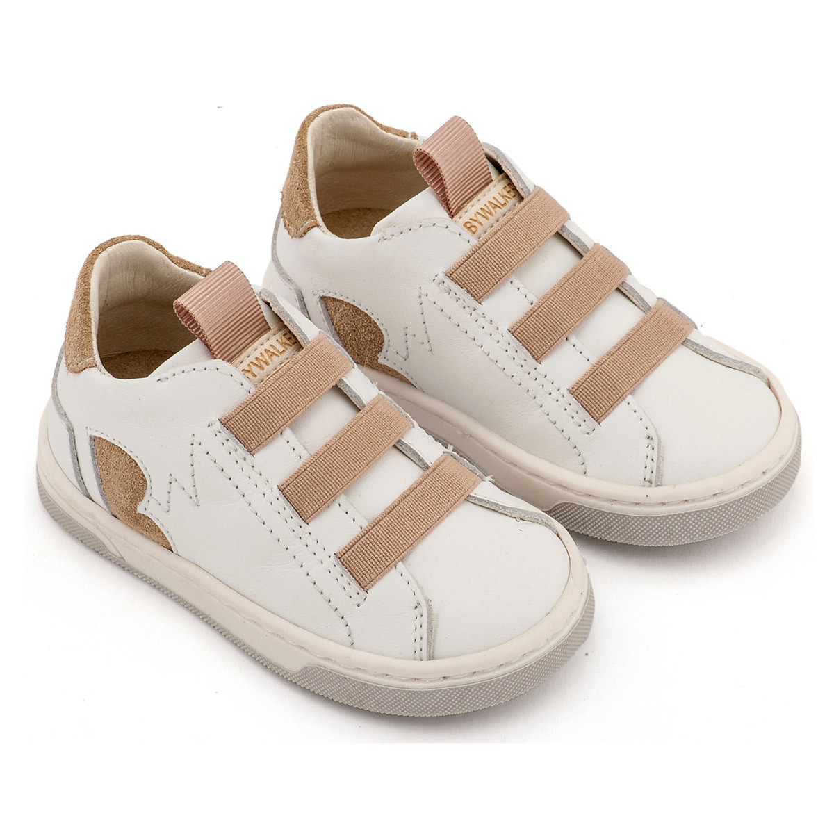Sneaker Παντοφλέ με Λαστιχάκια EXC8005 Λευκό Μπεζ
