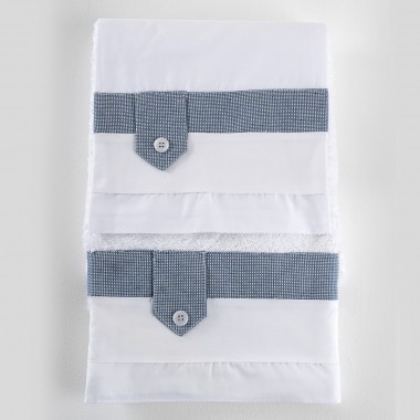 Σετ Λαδόπανα Piccolino για Αγόρι Κωδ: LA-FRANCISCO.BLUEWHITE