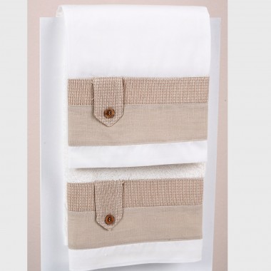 Σετ Λαδόπανα Piccolino για Αγόρι Κωδ: LA-EMILIO.BEIGE