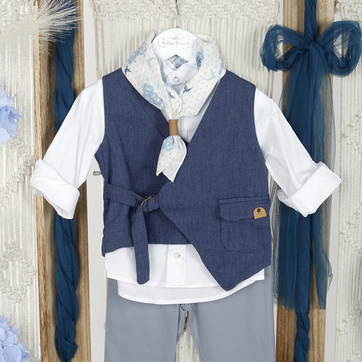 Σετ Βάπτισης με Ρούχα για Αγόρι με Θέμα Stitch Τεμ 17 ΚΩΔ: 601631