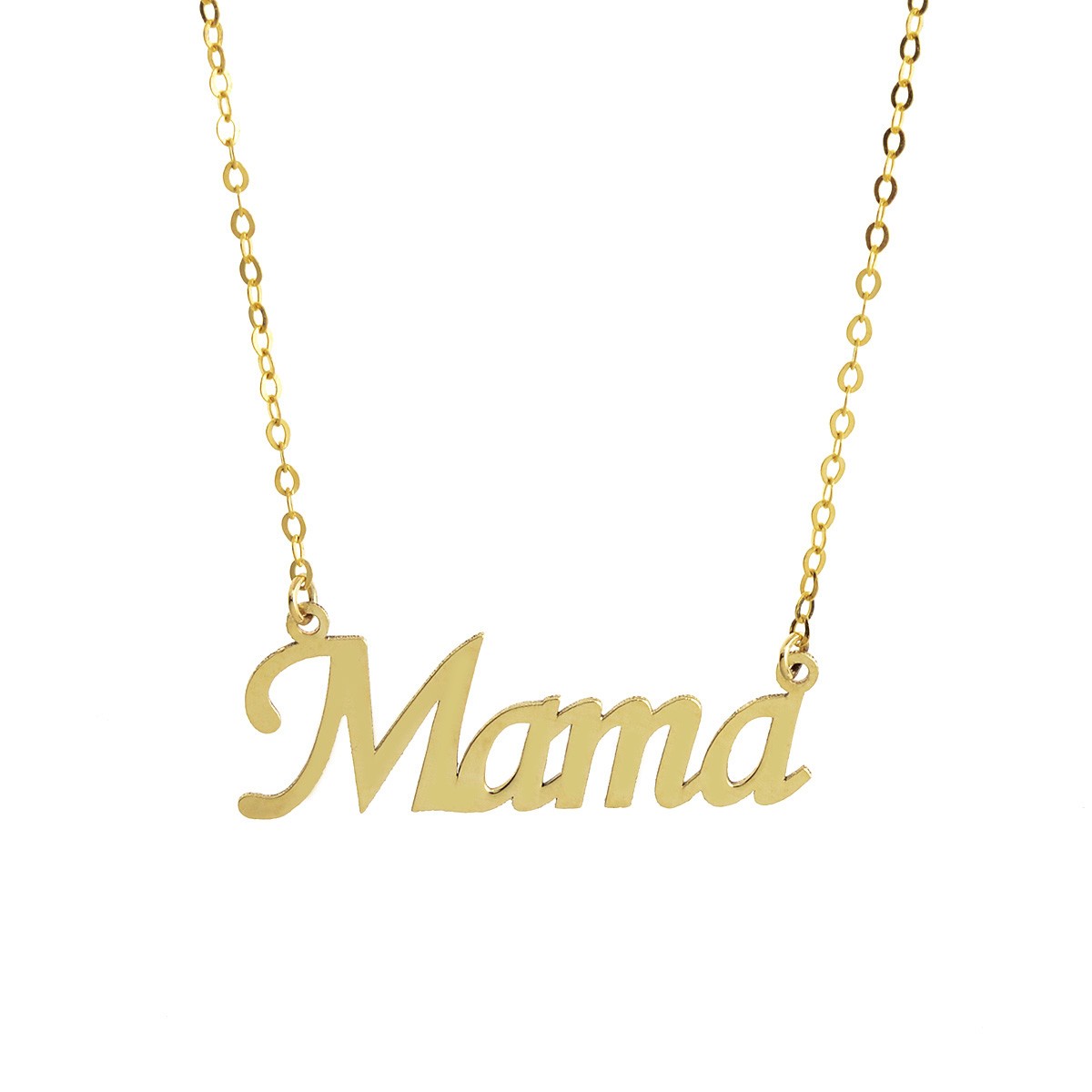 Κολιέ Χρυσό Κ9 "Mama" Κωδ: 351090