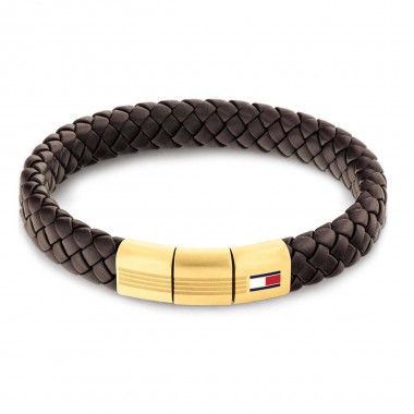 Βραχιόλι TOMMY HILFIGER Δέρμα και Ατσάλι Κωδ: 2790671