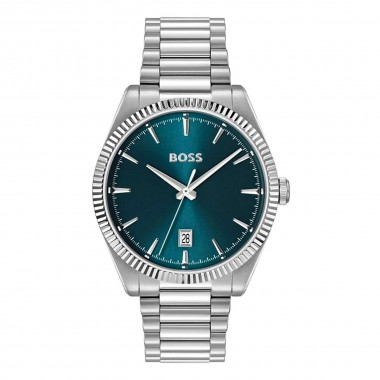 HUGO BOSS Cheswick Ρολόι Μπαταρίας με Μεταλλικό Μπρασελέ Κωδ: 1514309