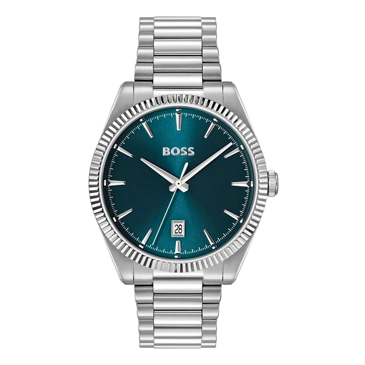 HUGO BOSS Cheswick Ρολόι Μπαταρίας με Μεταλλικό Μπρασελέ Κωδ: 1514309