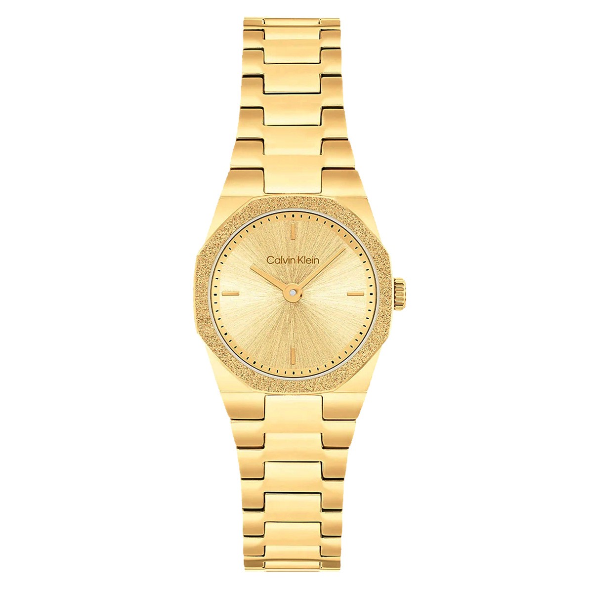 CALVIN KLEIN Geometric Elegance Ρολόι Μπαταρίας με Μεταλλικό Μπρασελέ Κωδ: 25100142