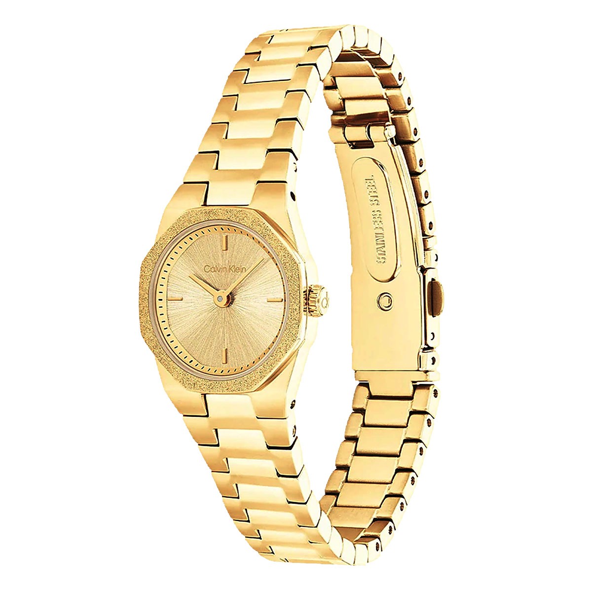 CALVIN KLEIN Geometric Elegance Ρολόι Μπαταρίας με Μεταλλικό Μπρασελέ Κωδ: 25100142