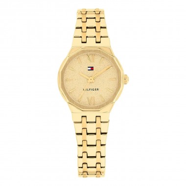 Tommy Hilfiger Mackenzie Ρολόι Μπαταρίας με Μεταλλικό Μπασελέ Κωδ: 1782886
