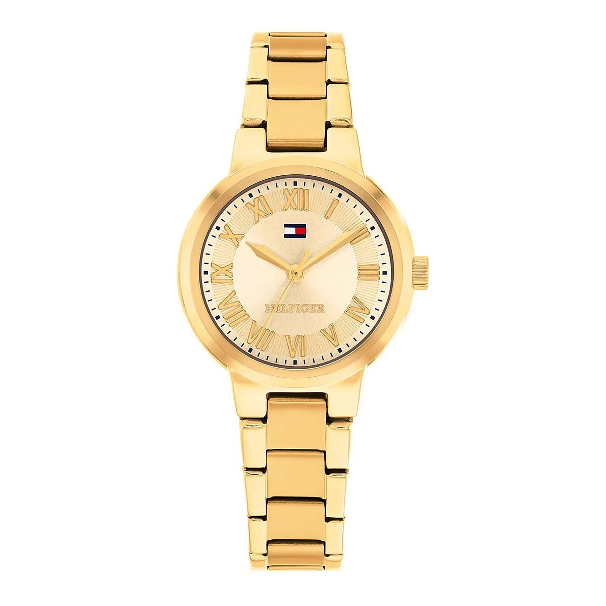 Tommy Hilfiger Becca Ρολόι Μπαταρίας με Μεταλλικό Μπασελέ Κωδ: 1782905