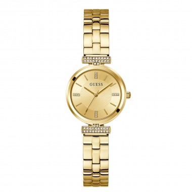 GUESS Array Crystals Ρολόι Μπαταρίας με Κρύσταλλα Κωδ: GW0762L2