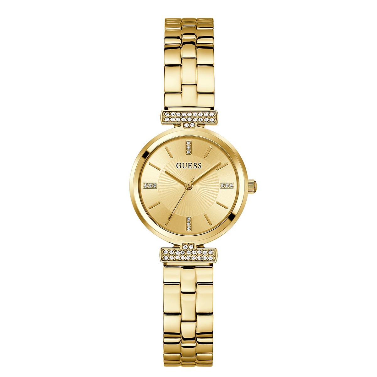 GUESS Array Crystals Ρολόι Μπαταρίας με Κρύσταλλα Κωδ: GW0762L2