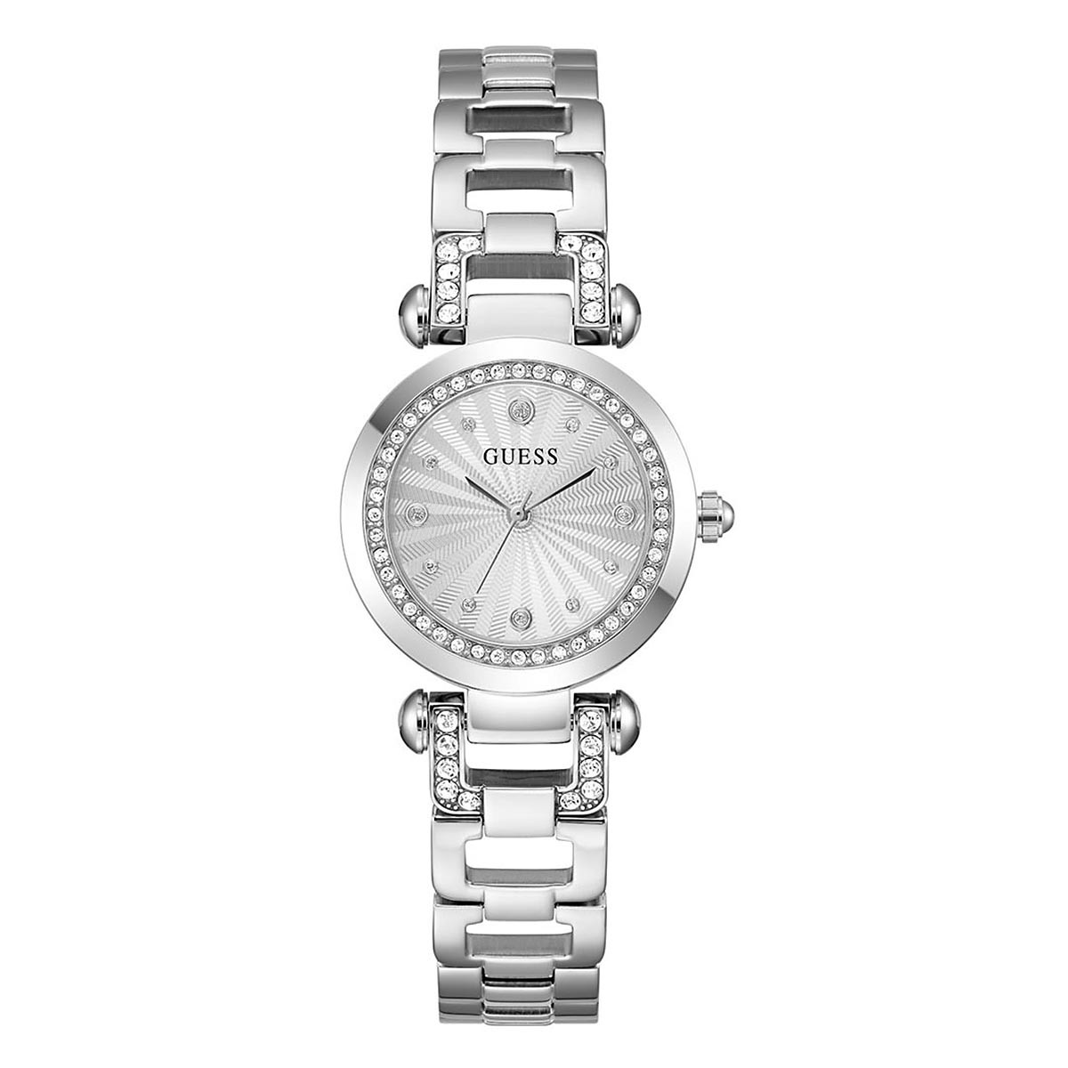 GUESS Ginger Ρολόι Μπαταρίας με Κρύσταλλα Κωδ: GW0869L3