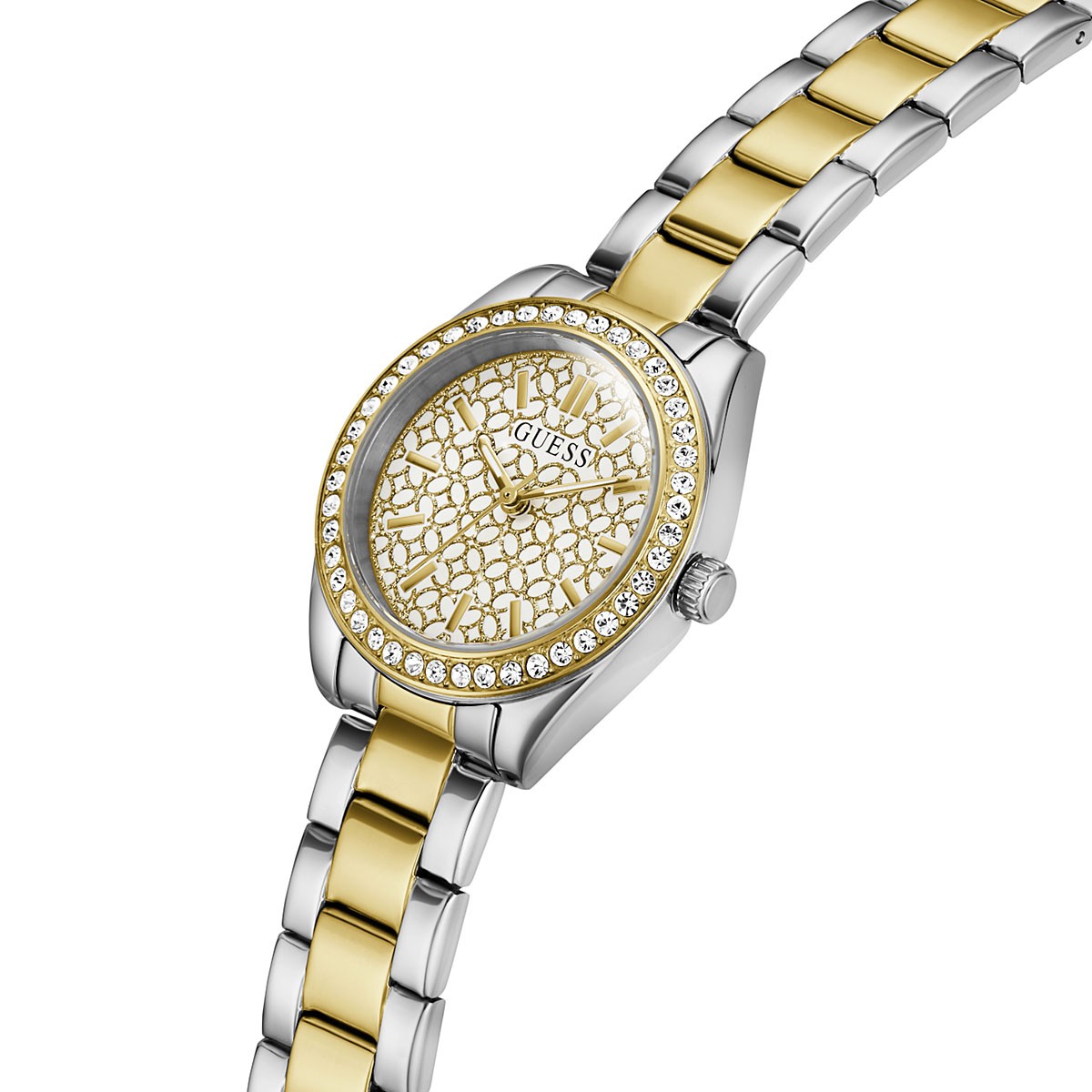 GUESS LunaΡολόι Μπαταρίας με Κρύσταλλα Κωδ: GW1100L3