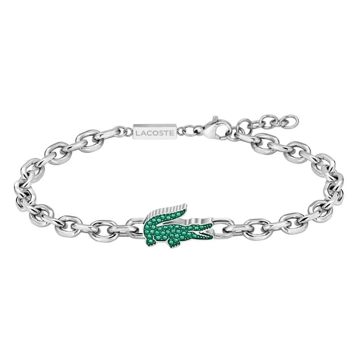 Βραχιόλι Lacoste Ατσάλινο Αλυσίδα με Ζιργκόν Κωδ: 2040610