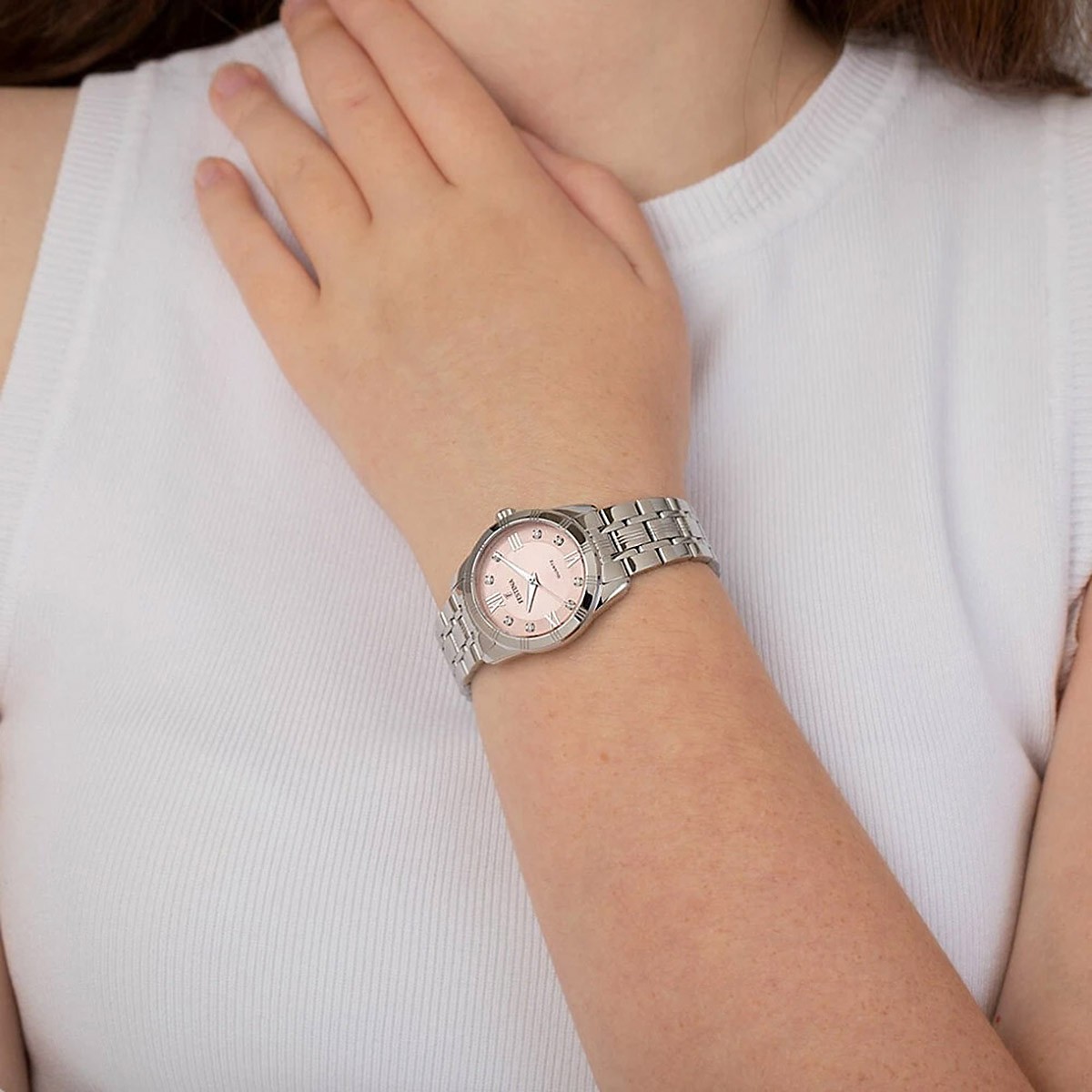 Festina Mademoiselle Ρολόι Μπαταρίας με Μεταλλικό Μπρασελέ F16940/C