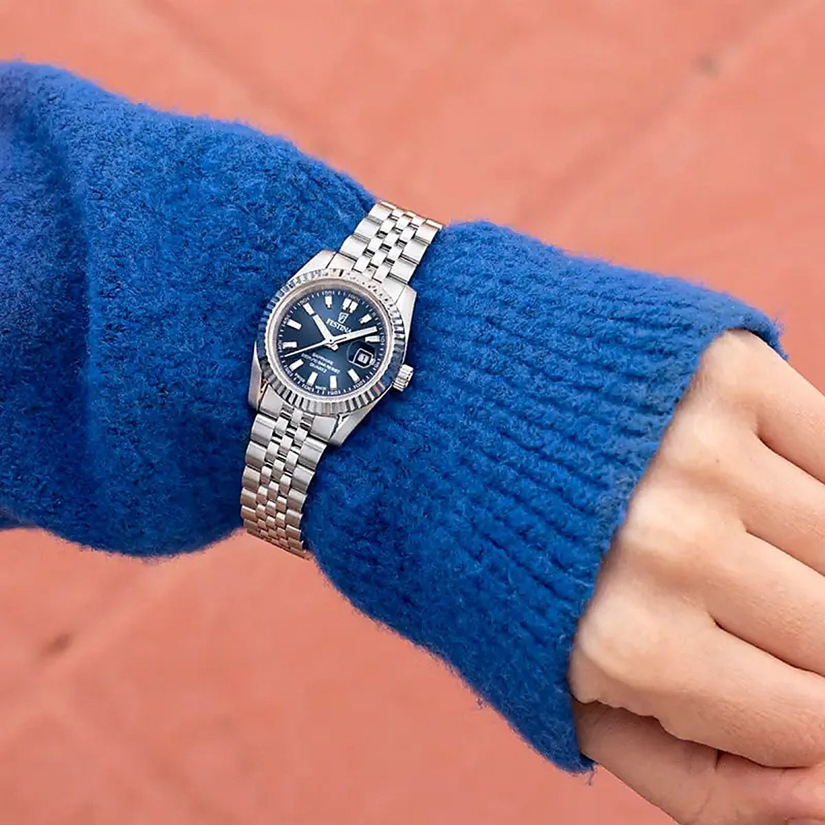Festina Swiss Made Classic Ρολόι Μπαταρίας με Μεταλλικό Μπρασελέ Κωδ: F20087/4