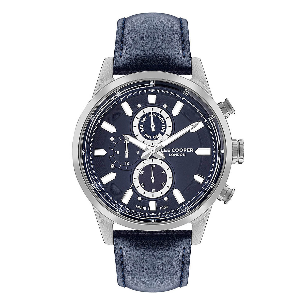 Lee Cooper Ρολόι Μπαταρίας με Δερμάτινο Λουρί Κωδ: LC07855.399